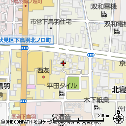 京都府京都市伏見区下鳥羽渡瀬町111周辺の地図
