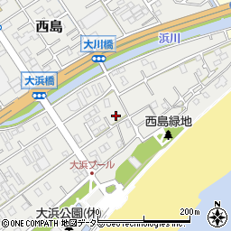 静岡県静岡市駿河区西島1078周辺の地図