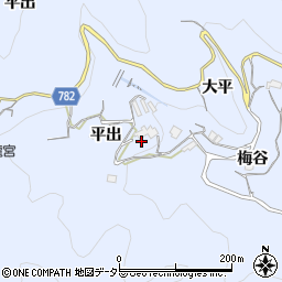 京都府宇治市東笠取平出21周辺の地図