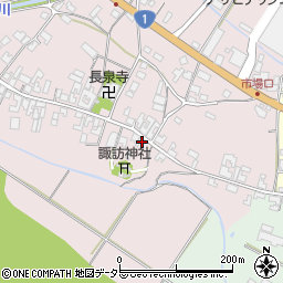 滋賀県甲賀市土山町市場148周辺の地図