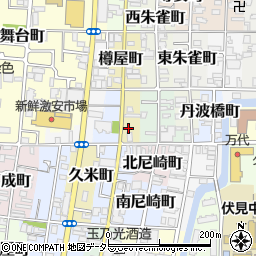 京都府京都市伏見区海老屋町周辺の地図
