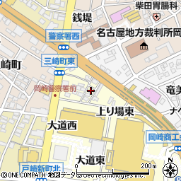 愛知県岡崎市戸崎町上り場東16周辺の地図