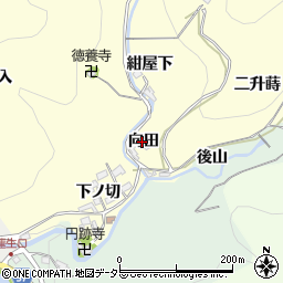 愛知県岡崎市蓬生町向田6周辺の地図