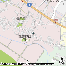 滋賀県甲賀市土山町市場56周辺の地図