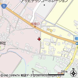 滋賀県甲賀市土山町市場8周辺の地図