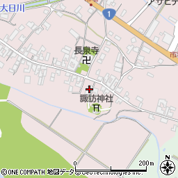 滋賀県甲賀市土山町市場171周辺の地図