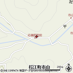 島根県江津市桜江町市山271周辺の地図