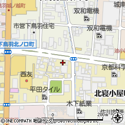 京都府京都市伏見区下鳥羽渡瀬町156周辺の地図
