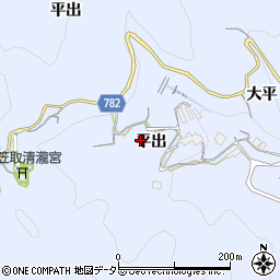 京都府宇治市東笠取平出29周辺の地図