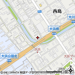 静岡県静岡市駿河区西島727周辺の地図