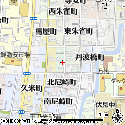 京都府京都市伏見区東大文字町周辺の地図