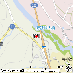 愛知県新城市出沢前畑周辺の地図