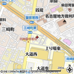 愛知県岡崎市戸崎町上り場西周辺の地図