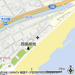 静岡県静岡市駿河区西島1380周辺の地図