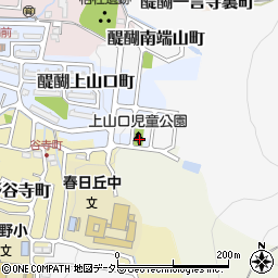 上山口公園周辺の地図