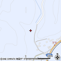 愛知県新城市富栄矢田周辺の地図