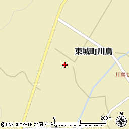 広島県庄原市東城町川鳥1510周辺の地図