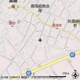 愛知県安城市高棚町郷405周辺の地図