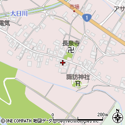 滋賀県甲賀市土山町市場194周辺の地図