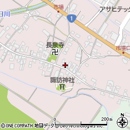 滋賀県甲賀市土山町市場162周辺の地図