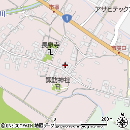 滋賀県甲賀市土山町市場156周辺の地図