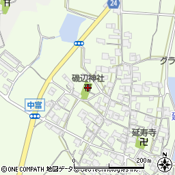磯辺神社周辺の地図