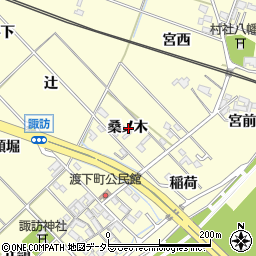 愛知県岡崎市渡町桑ノ木周辺の地図