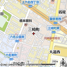 〒444-0853 愛知県岡崎市三崎町の地図