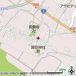 滋賀県甲賀市土山町市場169周辺の地図