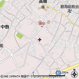 愛知県安城市高棚町郷283周辺の地図