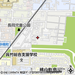 京都府京都市伏見区桃山町永井久太郎52-1周辺の地図