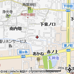 京都府長岡京市井ノ内南内畑28-47周辺の地図