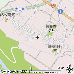 滋賀県甲賀市土山町市場231周辺の地図