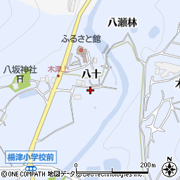 兵庫県川辺郡猪名川町木津10周辺の地図