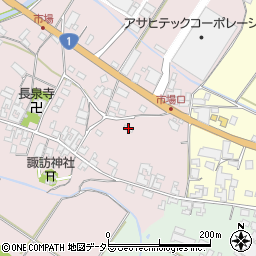 滋賀県甲賀市土山町市場43周辺の地図