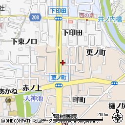 京都府長岡京市今里（更ノ町）周辺の地図