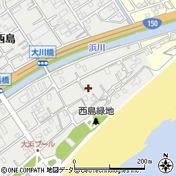 静岡県静岡市駿河区西島1123-5周辺の地図