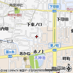 京都府長岡京市井ノ内南内畑28-19周辺の地図