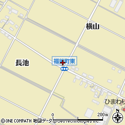 愛知県安城市福釜町横山72周辺の地図