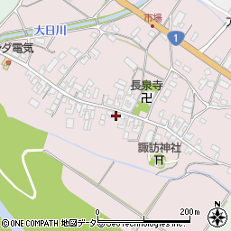 滋賀県甲賀市土山町市場202周辺の地図