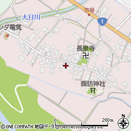 滋賀県甲賀市土山町市場224周辺の地図