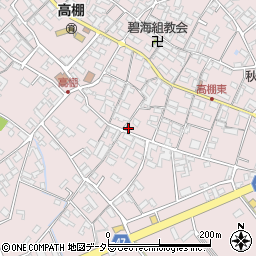 愛知県安城市高棚町郷396周辺の地図