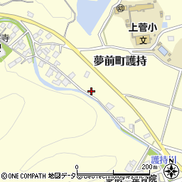 兵庫県姫路市夢前町護持257周辺の地図