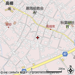 愛知県安城市高棚町郷403周辺の地図