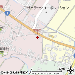 滋賀県甲賀市土山町市場10周辺の地図