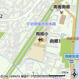 大津市立　南郷児童クラブ周辺の地図