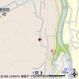静岡県伊豆市宮上周辺の地図