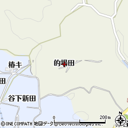 愛知県新城市出沢的場田周辺の地図