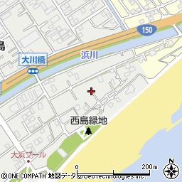 静岡県静岡市駿河区西島1214-5周辺の地図