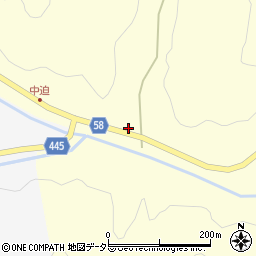 広島県庄原市西城町中迫28周辺の地図